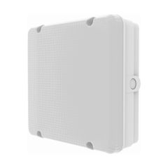 Lumineux 430160-WH-M3-DD Pebley LED Utility Square Bulkhead 12W 3CCT White M3 & DD