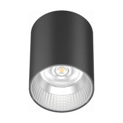 Lumineux 430228-BL Eyebrook LED Surface Lens Downlight 25W 4000K Specular 60D 4" Black