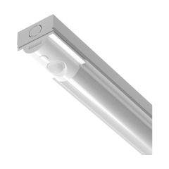 Lumineux 430403-PIR Sutton Plus Batten 4ft Twin 57W 2CCT 4K/6K White Integral PIR