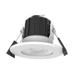 Lumineux 430651-MP Avon One Fire Rated Downlight 5W 4000K White RAL 9016 60D 8 Pack
