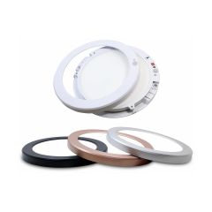 Lumineux 430751 Meldon Adjustable 220mm Silver Bezel