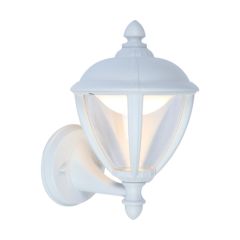 Lutec 5260101030 Unite IP44 Integrated LED Wall Light White 330lm 3000K