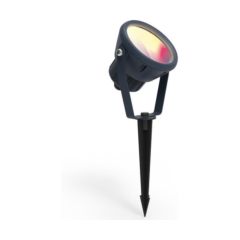 Lutec 6602903424 Mini Leto IP65 Integrated LED Spike Light Black 400lm 2700K-6500K+Rgb