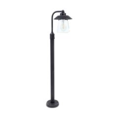 Lutec 7264210213 Cate IP44 E27 Bollard Light Black
