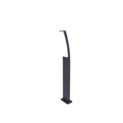 Lutec 7288906118 Kira Outdoor LED Bollard 1 Light Dark Grey - Cct Whites