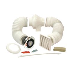 Manrose LED Centrifugal Showerlite Fan Kit c/w Cool White LED 3W