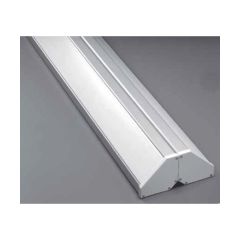 Marco Trunking Bench Back To c/w uPVC Lid 2m White Aluminium