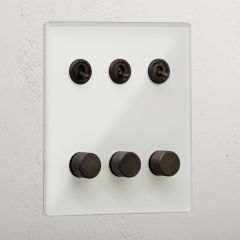 Corston Clear Bronze 16886 6G Mixed Switch 3T3D