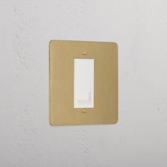 Corston Antique Brass White 10487 BT Master Socket