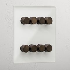 Corston Clear Bronze 10129 8G Two Way Dimmer Switch