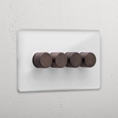 Corston Clear Bronze 15931 4G Two Way Dimmer Switch