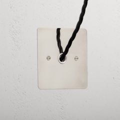 Corston Polished Nickel White 10692 Flex Outlet