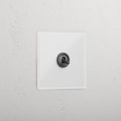 Corston Clear Bronze 11228 1G Double Pole Toggle Switch