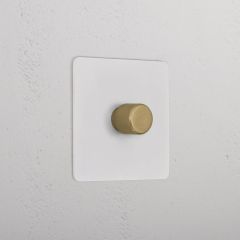 Corston Paintable Antique Brass 12421 1G Two Way Dimmer Switch