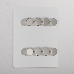 Corston Paintable Polished Nickel 11691 8G Dimmer Switch