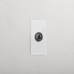 Corston Clear Bronze 11681 1G Architrave Retractive Toggle Switch