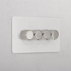 Corston Paintable Polished Nickel 12499 4G Dimmer Switch