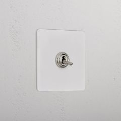 Corston Paintable Polished Nickel 10108 1G Retractive Toggle Switch
