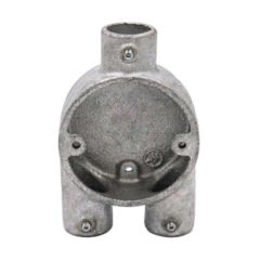 MetPro CL7G Conlok Branch 3 Way Y Circular Box 20mm Galvanised Malleable Iron