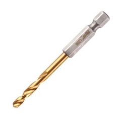 Milwaukee Shockwave Drill Bit RED HEX 1/4in Shank 4.2x74mm HSS Titanium Nitride