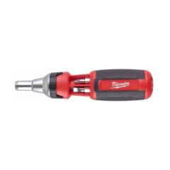 Milwaukee Screwdriver 9 in 1 Ratcheting Multibit PH1/PH2/PZ1/PZ2/TX15/Slotted 0.8