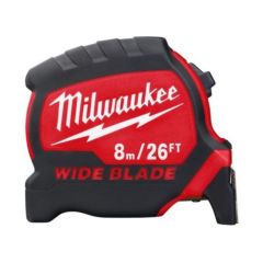 Milwaukee Tape Measure Premium Wide Blade 33mmx8m/26ft