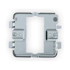 MK K3701 Grid Plus Frame 1 Gang Module Aluminium