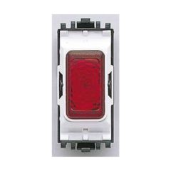 MK K4836RED Grid Plus Indicator Neon White Inserts 21-36V Red