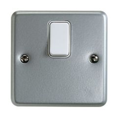 MK K5212ALM Metalclad Plus Switch DP Surface 20A Aluminium