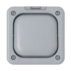 MK K56400GRY Masterseal Plus Switch 1 Gang Way SP IP66 10A Grey