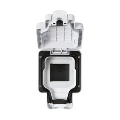 MK K56423WHI Masterseal Plus Enclosure 1 Gang 2 Mod Data IP66 For Euro Modules White