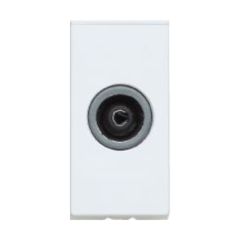 MK K5851WHI Logic Plus Socket 1 Module Digital TV Non Isolated Female 25x50mm White