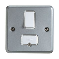 MK K942ALM Metalclad Plus Connection Unit DP Switched Fused Surface 13A Aluminium