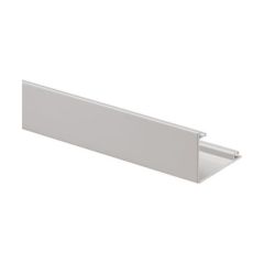 MK VP115WHI Prestige 3D Cover Square for Skirting Trunking 3m White PVC