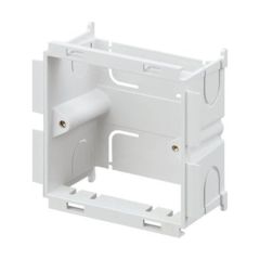 MK VP121WHI Prestige 3D Box 1 Gang for 3C Main Carrier White PVC