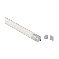 Knightsbridge 2MCOR 16mm Surface Mount Corner Aluminium Profile 2M