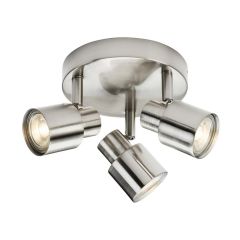 Knightsbridge CSP2BC GU10 Triple Multi Spotlight Chrome