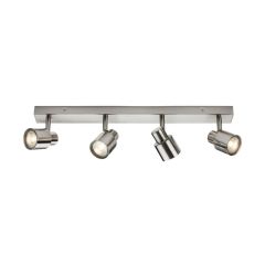 Knightsbridge CSP4BC GU10 Quad Bar Spotlight Chrome