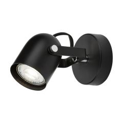 Knightsbridge CSPT1BK GU10 Single Wall Spotlight Matt Black