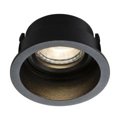 Knightsbridge Dipa GU10 Anti-Glare Downlight Round 78mm Black
