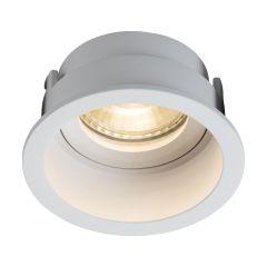 Knightsbridge Dipa GU10 Anti-Glare Downlight Round 78mm White