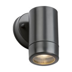 Knightsbridge EA1A Eamon GU10 Single Wall Light IP54 Anthracite