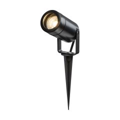 Knightsbridge EASPK1BK Eamon GU10 Spike Light Black