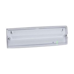 Knightsbridge EMLED5L 4W LED Emergency Bulkhead Self Test 3hrM/NM IP65 c/w Self Adhesive Legends