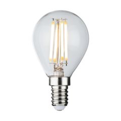 Knightsbridge GBD4ASESC 4W LED E14 Golf Ball Lamp 2700K Clear Filament Dimmable