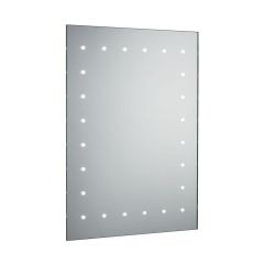 Knightsbridge MLC6045SD 600x450mm LED Bathroom Mirror c/w Demister Shaver Socket & Motion Sensor