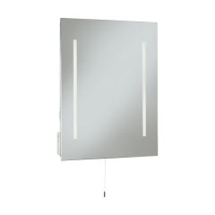 Knightsbridge MLRCTM2 500x390mm LED Bathroom Mirror 4000K IP44 c/w Dual Shaver Socket