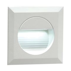 Knightsbridge NH019W 1W LED Square Guide Light Recessed 6K 45lm IP54 White