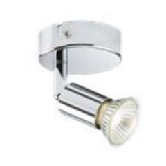 Knightsbridge NSPGU1C GU10 Single Spotlight 80mm IP20 Chrome