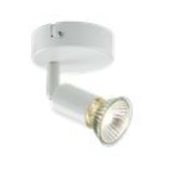 Knightsbridge NSPGU1W GU10 Single Spotlight 80mm IP20 White